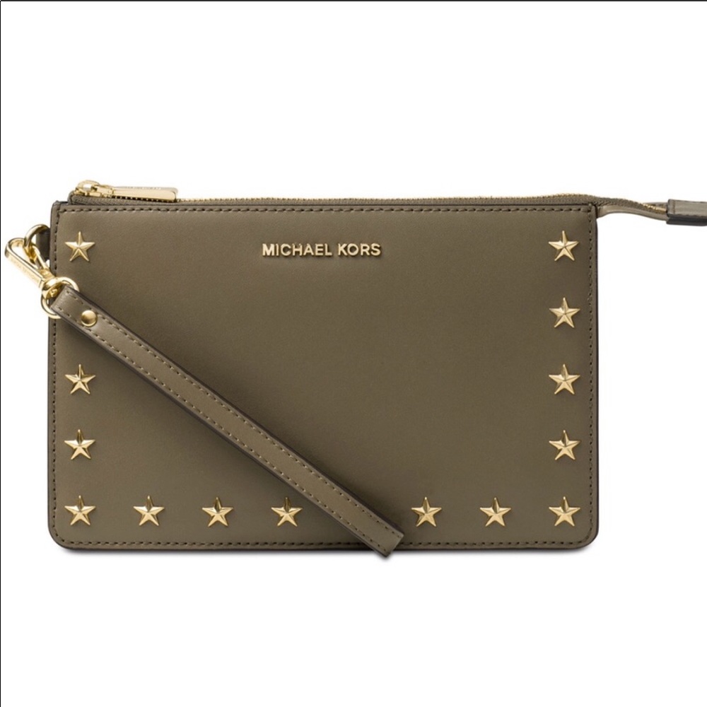Michael Kors Medium Gusset Wristlet - Picture 1 of 5